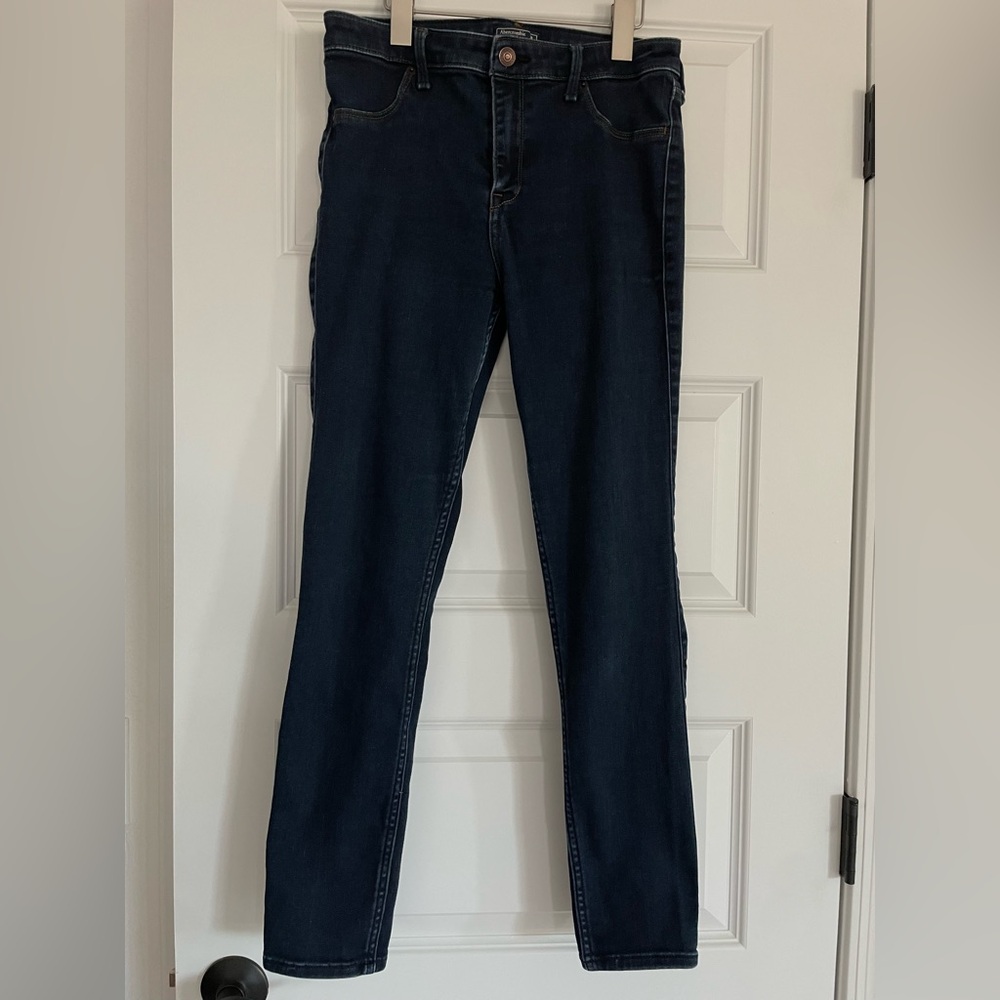 Abercrombie & Fitch Dark Wash Simone high rise Jean Legging Stretch Skinny Jeans